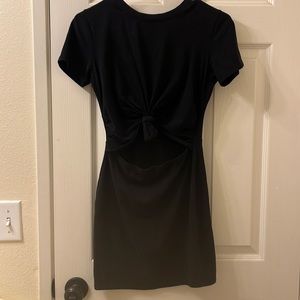 Mini black dress